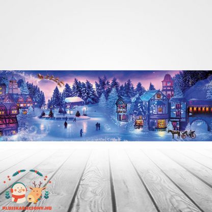 Karácsonyi álom panoráma puzzle 1000 db-os – Clementoni 39582, a kép