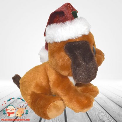 TY Beanie Boos Howlidays csillogó szemű karácsonyi plüss kutya, oldalról