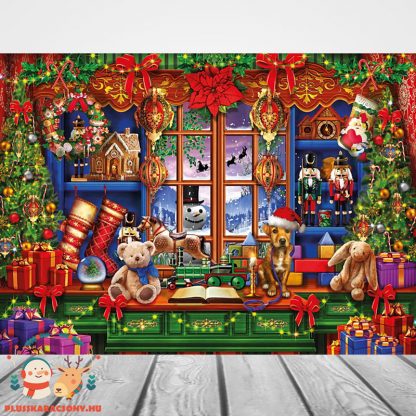 Karácsonyi ajándékbolt puzzle 1000 db – Clementoni 39581, a kép