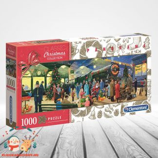 Télapó karácsonyi express vonata panoráma puzzle 1000 db-os – Clementoni 39577