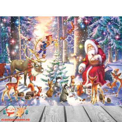 Erdei karácsony XXL puzzle képe, 100 db (Ravensburger 12937)