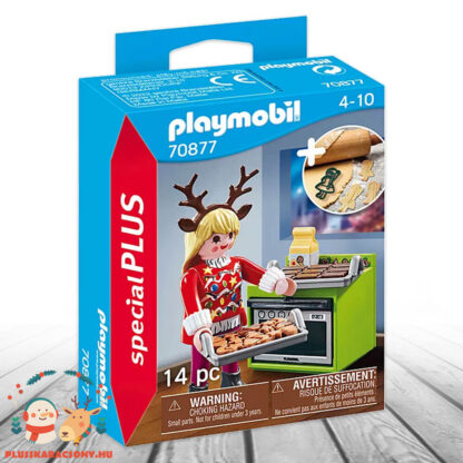 Karácsonyi pékség, ajándék sütemény kiszúróval (Playmobil 70877)